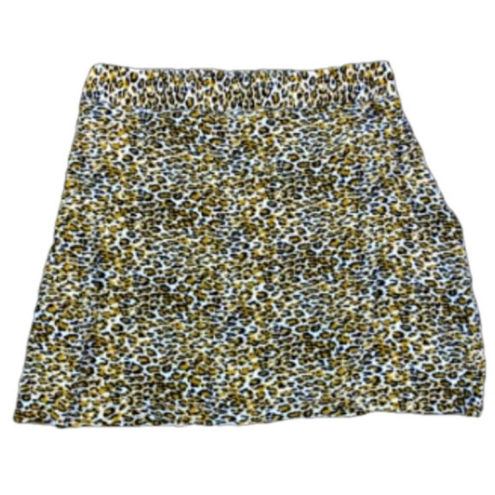 Love Sadie Leopard Print Mini Skirt Medium Animal Print Indie Mobwife Y2K